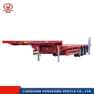 2/3 eixo 20/40 FT Trailers de cama plana cor personalizada esqueleto chassis deck semi-trailers