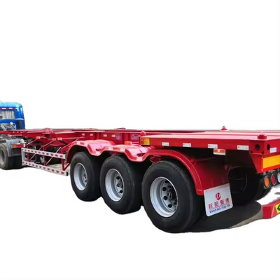 Sport European Hydraulic Low Semi-Trailer Car Carrier com 8.12.16 Pneus e 1820 mm de banda de rodagem