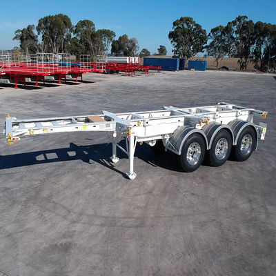 Sport European Hydraulic Low Semi-Trailer Car Carrier com 8.12.16 Pneus e 1820 mm de banda de rodagem