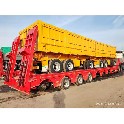 Sistema de suspensão tipo braço cruzado Cimc Huajun Container de transporte esqueleto semi-reboque