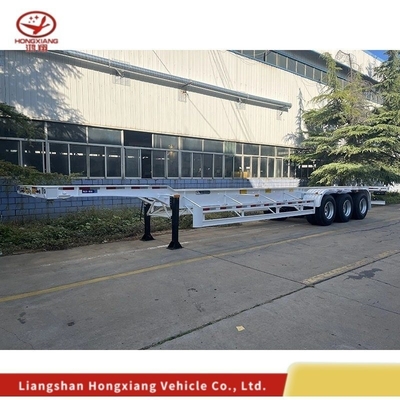 Tipo de ligação múltipla 20FT 40FT 45FT Container Chassis Skeleton Skeletal Trailer para tarefa média