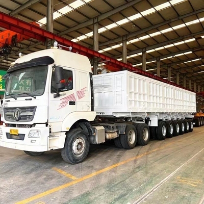Tipo de braço cruzado de 6 eixos 100 toneladas Semi-reboque de vedação de carga pesada EHL9400TPB para longo prazo