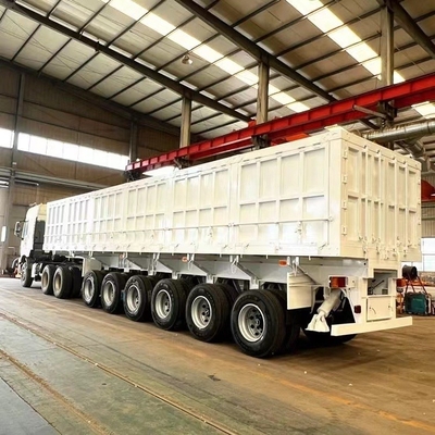 Tipo de braço cruzado de 6 eixos 100 toneladas Semi-reboque de vedação de carga pesada EHL9400TPB para longo prazo