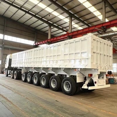 Tipo de braço cruzado de 6 eixos 100 toneladas Semi-reboque de vedação de carga pesada EHL9400TPB para longo prazo