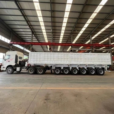 Tipo de braço cruzado de 6 eixos 100 toneladas Semi-reboque de vedação de carga pesada EHL9400TPB para longo prazo