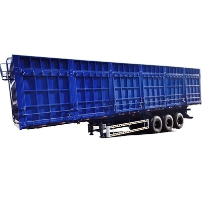 Três eixos 40-100 toneladas Caixa Semirreboque Não auto-dumping 1 ano Serviço pós-venda