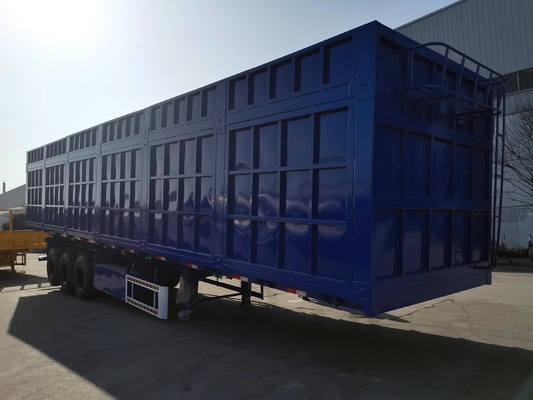 Três eixos 40-100 toneladas Caixa Semirreboque Não auto-dumping 1 ano Serviço pós-venda