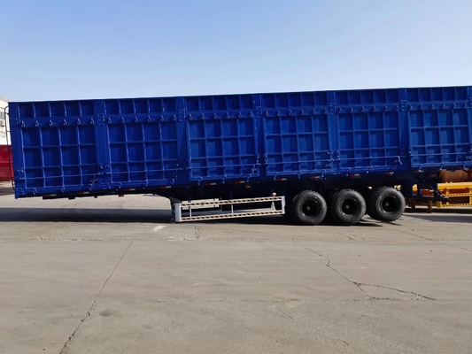 Três eixos 40-100 toneladas Caixa Semirreboque Não auto-dumping 1 ano Serviço pós-venda