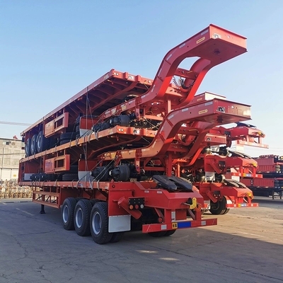 Serviço pós-venda de 1 ano Chassis de camião de 40 pés Semi-remolque com eixo Fuwa