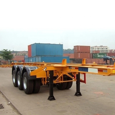 Serviço pós-venda de 1 ano Chassis de camião de 40 pés Semi-remolque com eixo Fuwa