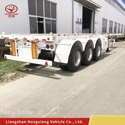 3 eixos 40FT Container Skeleton Chassis Semi-trailer para fácil carregamento e descarregamento