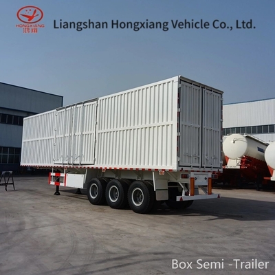 Customização Van-tipo 3 eixos Dry Van Box Trailer fechado para transporte de carga