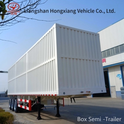 Customização Van-tipo 3 eixos Dry Van Box Trailer fechado para transporte de carga