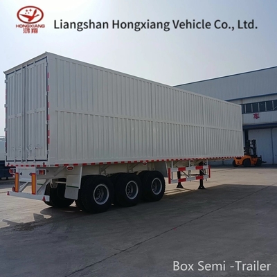 Customização Van-tipo 3 eixos Dry Van Box Trailer fechado para transporte de carga