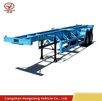 Esqueleto Multi-Eixo Pesado Baixo Leito/Rampa Baixa/Drop Deck Coluna de Ganso Leito Flat/Esqueleto Semi-Carrier Trailer Lowboy 5,5 toneladas