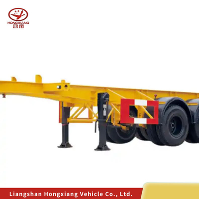 Cor Veículo Master Container Transporting Used Trailer Eixos Esqueleto Semirreboque