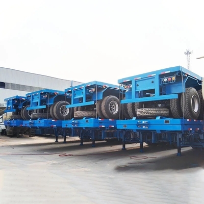 3 eixos 20 FT 40 FT Container Marinho Trailers Flatbed Semi-trailers com personalização