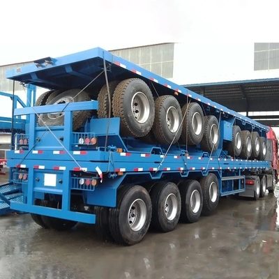 3 eixos 20 FT 40 FT Container Marinho Trailers Flatbed Semi-trailers com personalização