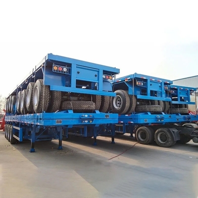 3 eixos 20 FT 40 FT Container Marinho Trailers Flatbed Semi-trailers com personalização