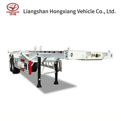 Esqueleto Semi-reboque Container Chassis Reboque para Reboque Tração de Reboque 1820mm Cor