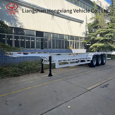 Esqueleto Semi-reboque Container Chassis Reboque para Reboque Tração de Reboque 1820mm Cor
