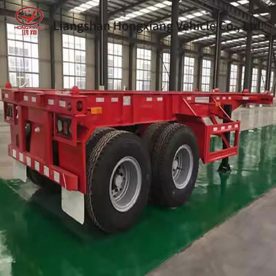 Container Skeleton Bulk Cement Semi-Trailer Adequado para Várias Indústrias