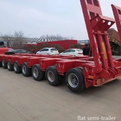 50 toneladas de reboque de convés plano 20FT 40FT 45FT 53 pés Container Chassis Semi-reboque de piso plano