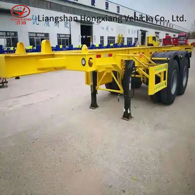 Sistema de travagem antibloqueio ABS Container Skeleton Trailer/Flatbed Semi-Trailers 5,5 toneladas