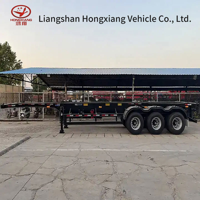 Sistema de travagem antibloqueio ABS Container Skeleton Trailer/Flatbed Semi-Trailers 5,5 toneladas