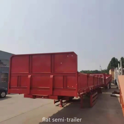 Container de carga leve de grau 40FT 3 eixos cama plana semi-reboque personalização disponível