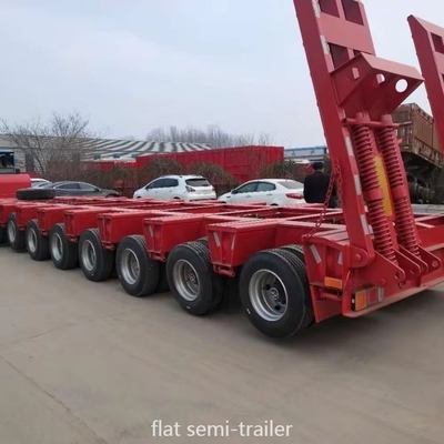 Não auto-dumping 40ft plataforma plana caminhão reboque com 1 ano de serviço pós-venda