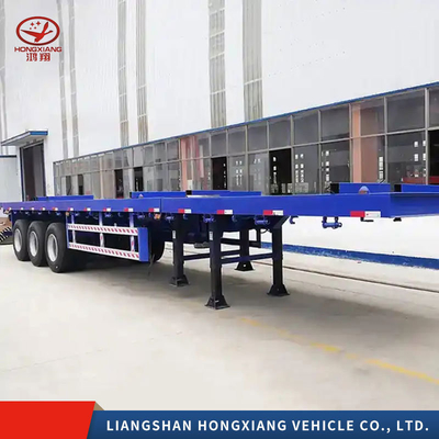 5.5 toneladas Container Transporting Used Trailer Axles 3 Axles Skeleton Semi-trailer com 1