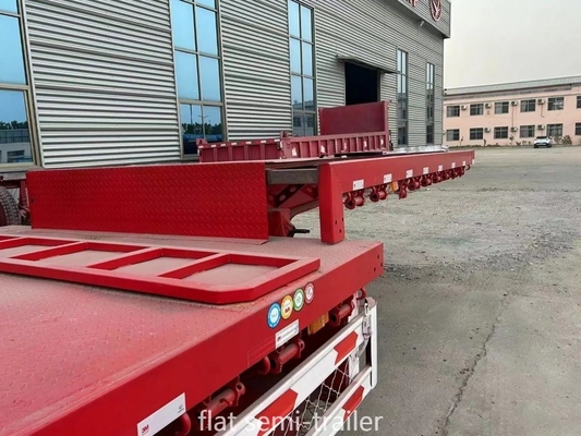 Reboque de camião de 60 toneladas e 3/4 eixos para não-containers de auto-dumping