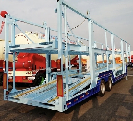 EHL9400Z Reboque de transporte de veículos de dois andares de dois eixos Semi-reboque com banda de rodagem de 1820 mm