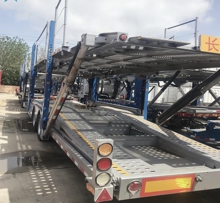 EHL9400Z Reboque de transporte de veículos de dois andares de dois eixos Semi-reboque com banda de rodagem de 1820 mm