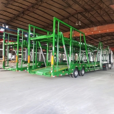 Semi-reboque de transporte de automóveis Twin City 8 de eixo 2/3 com sistema de travagem antibloqueio ABS