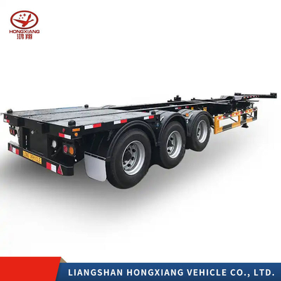 Classe de carga média Container esqueleto Chassis Semi-reboque com suspensão multi-link