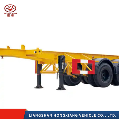 Classe de carga média Container esqueleto Chassis Semi-reboque com suspensão multi-link