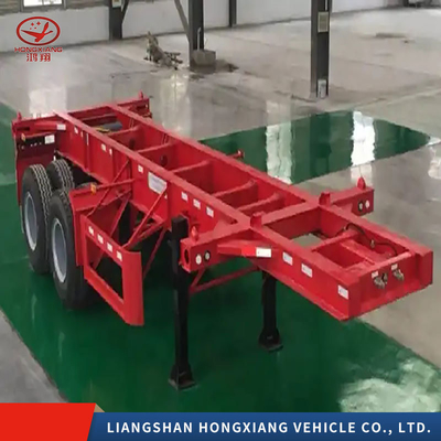 Classe de carga média Container esqueleto Chassis Semi-reboque com suspensão multi-link