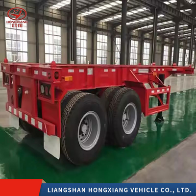 Classe de carga média Container esqueleto Chassis Semi-reboque com suspensão multi-link