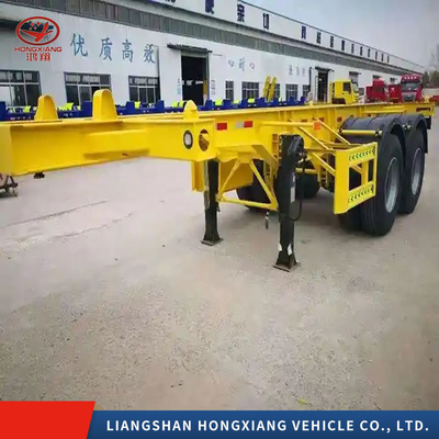 Customização Container de transporte Semi Tri Axle Skeleton Trailer 5,5 toneladas Atacado