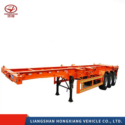 Customização Container de transporte Semi Tri Axle Skeleton Trailer 5,5 toneladas Atacado
