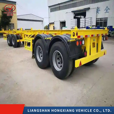 2/3/4 Eixo Container Chassis Esqueleto Semi-remolque para transporte personalizado