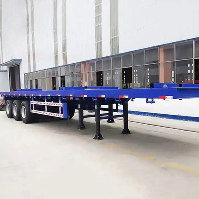 Semi-reboque Caminhão Container Esqueleto de Aço Semi-reboque com sistema de travagem de dupla linha