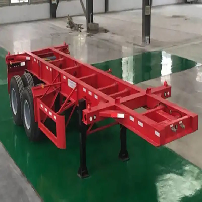 8/12/16 Número de pneu Container Chassis 2 eixos Container de embarque Skeleton Trailer com 1