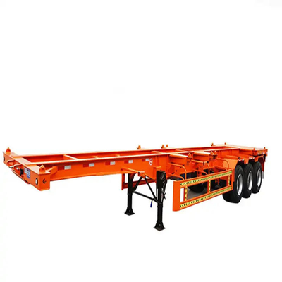 Chassis de contentor auto-dumping para transporte por sistema de travagem de dupla linha imobilizado