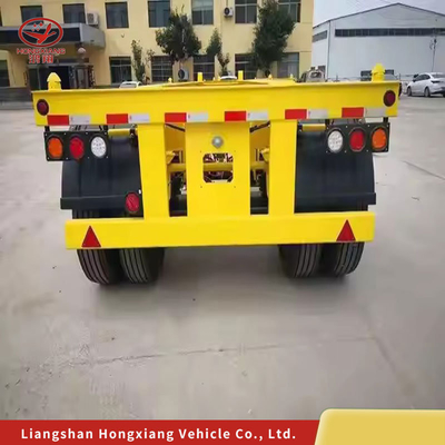 Container Esqueleto Chassis Container Truck Semi-trailer com serviço pós-venda de 1 ano
