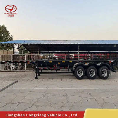 2 eixos Tractor de duas rodas Container de transporte com chassi de semi-reboque esqueleto